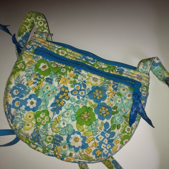 Vera Bradley Green and yellow floral crossbody - Picture 3 of 6